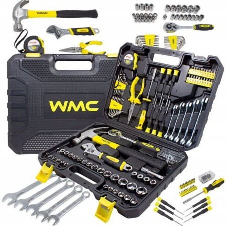 128-teiliger Werkzeugsatz 1/4" 3/8" (4–21 mm) im Koffer