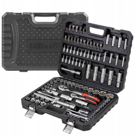 109-teiliges Werkzeugset (1/2" und 1/4") (Sechskant) (4–22 mm)