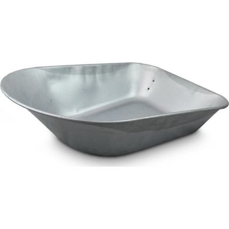 Bituxx Schaufel für Zweirad-Schubkarre von Bituxx, austauschbare Schaufel aus verzinktem Stahl, Fassungsvermögen 100 l