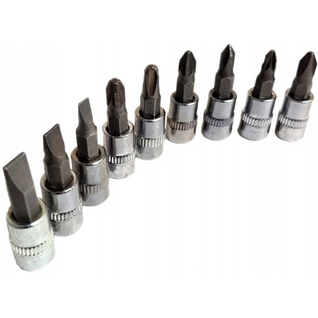 Steckschlüsselsatz mit 1/4"-Vierkantschaft von Teng Tools TJ1420