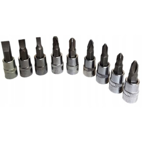 Steckschlüsselsatz mit 1/4"-Vierkantschaft von Teng Tools TJ1420