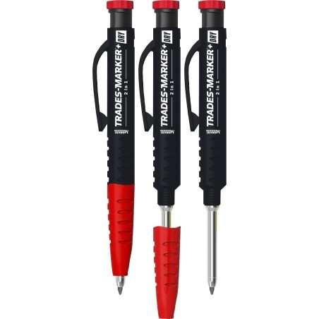 Markal Pieštuko Markal Trades Marker Dry 2IN1 Starter-Set