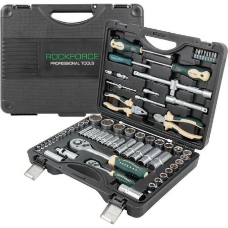 Rockforce-Werkzeugsatz SCHRAUBENSCHLÜSSEL-SATZ 69-teilig 1/2" 1/4" RF-4603-5