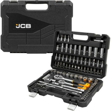 JCB-Werkzeugsatz JCB-Schlüsselsatz 94-teilig 3/8" 1/4"