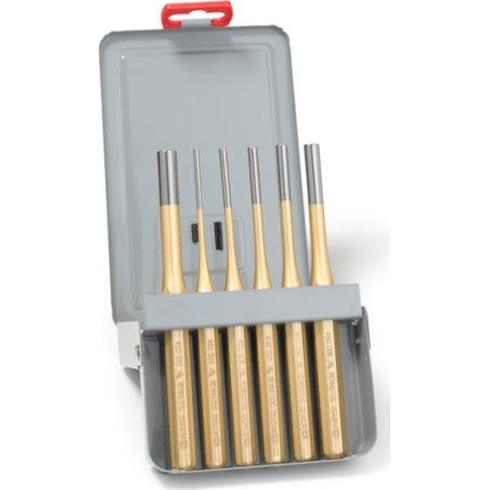 Rennsteig Stempelset in Metallkassette, Durchmesser 3, 4, 5, 6, 8, 10 mm