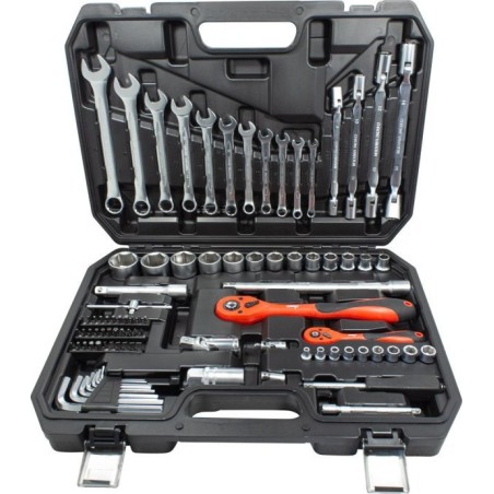 89-teiliger Werkzeugsatz 1/4" – 1/2" (Sechskant) (4–32 mm)