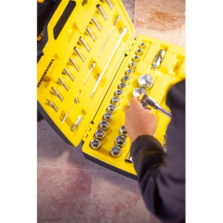 Stanley-Werkzeugsatz STANLEY SCHRAUBENSCHLÜSSEL-SATZ  49-teilig  3/8"