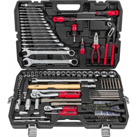 Forcekraft-Werkzeugsatz 1/4"- und 1/2"-Werkzeugsatz, 139-teilig (4–32 mm) (Sechskant)