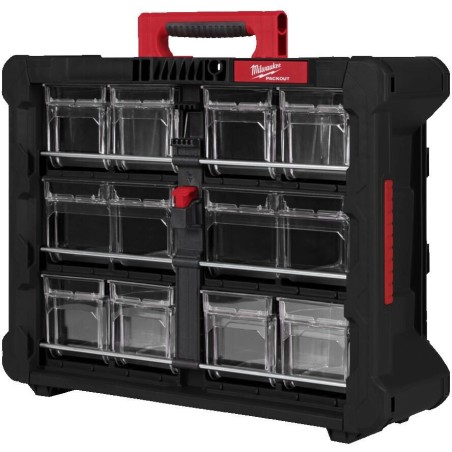 MILWAUKEE PACKOUT ORGANIZER LARGE MIT ABNEHMBAREN BEHÄLTERN