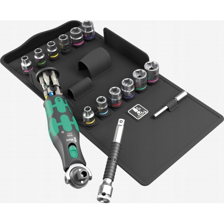 Wera-Werkzeugset Wera 8009 Zyklop Pocket Set 4 Ratchet Set metrisch / imperial