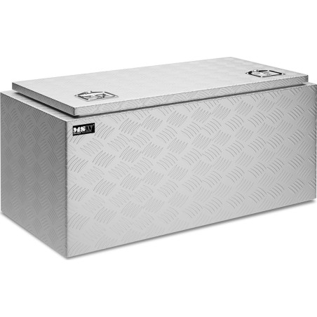 MSW Transport-Werkzeugkasten aus Aluminium, abschließbar, 119 l, 91 x 45 x 44,5 cm Aluminium-Transport-Werkzeugkasten