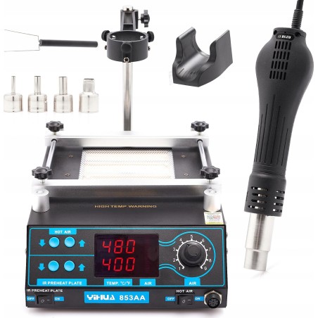 Techrebal BGA-Heizgerät HOT AIR PREHEATER 853AA 1200 W IR