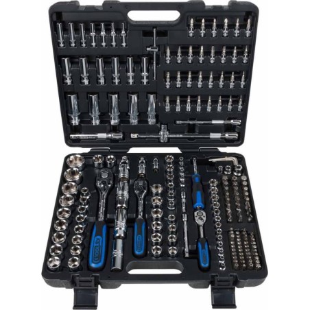 KS Tools 1/4 + 3/8 + 1/2 CHROMEplus Steckschlüsselsatz   195-teilig