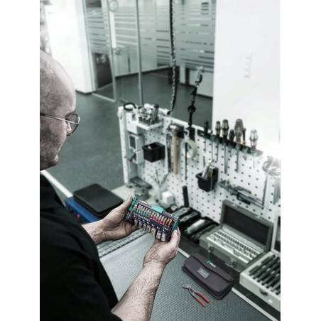 Wera Tool-Check Combi 1 m Tasche und Knipex Cobra-Zange, 40-teilig