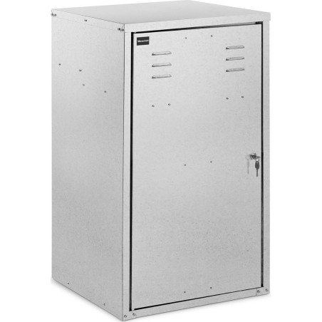 Wiesenfield Sattelschrank für Reitausrüstung aus verzinktem Stahl, 60 x 60 x 107 cm Sattelschrank für Reitausrüstung aus Stahl