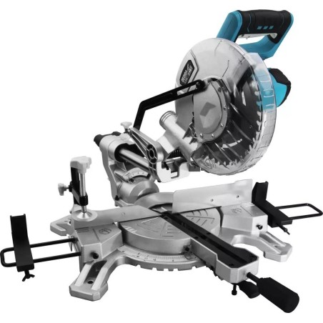 Dedra Akku-Gehrungssäge mit Vorschub DEDRA SAS+ALL DED6904 210 x 1,8 x 30 mm, 33.000 U/min, Metallstützen, 0°–45°, 18 V