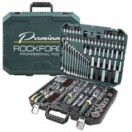 216-teiliger Werkzeugsatz 1/4" 3/8" 1/2" Premium Cr-Mo Cr-V (4–32 mm)