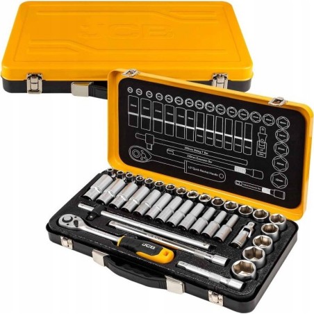 JCB-Werkzeugsatz 1/2" 36-teilig (8–32 mm) (Sechskant)