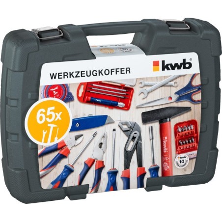 KWB-Werkzeugkoffer „kwb tool case“, 65-teilig, 370730