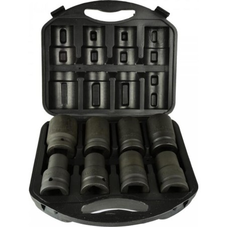 Geko-Werkzeugset. 1"-Schlagschraubendreher-Einsätze für Steckschlüssel 8-teilig/19–41 mm (5) G10074 GEKO