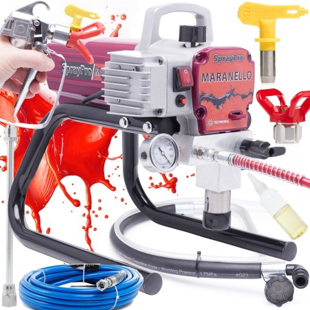 Hydrodynamisches Kolben-Farbspritzgerät Maranello 1700 W von Techrebal