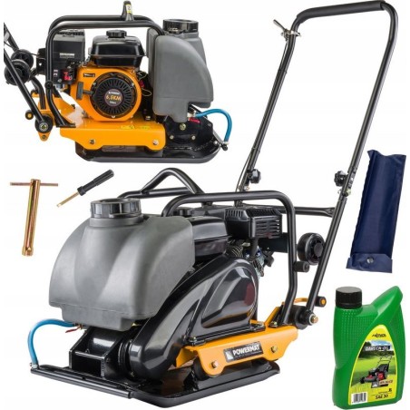 Powermat Bodenverdichter, Rüttelstampfer, 90 kg, 6,5 PS, PM-SZG-90M