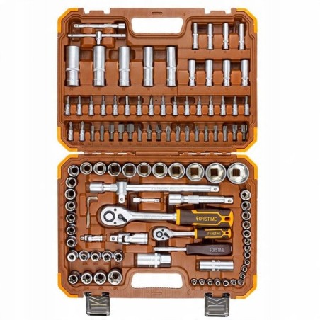 108-teiliges Werkzeugset, 1/4", 1/2" (Sechskant) (4–32 mm)