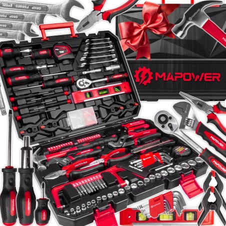 MaPower-Werkzeugset MAPOWER MPTS168 Werkzeugset mit 168 Teilen