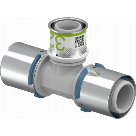 S-PRESS PLUS Reduzier-T-Stück aus PPSU 40×32×40