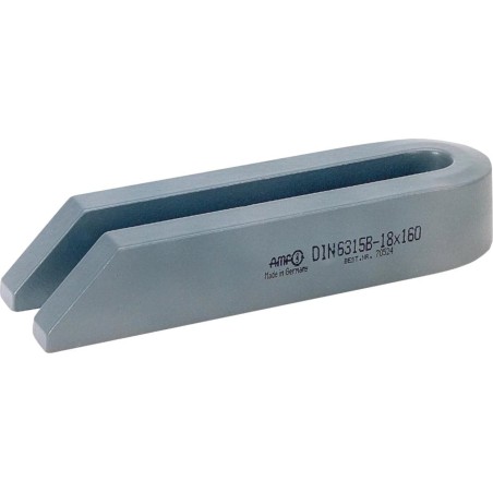 AMF Gabel-Spannbacke (schräg) DIN 6315B 22 x 250 mm AMF