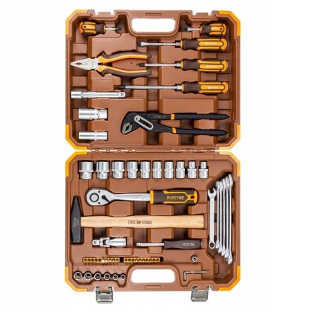 60-teiliges Werkzeugset (1/2" und 1/4") (Sechskant) (7–27 mm)