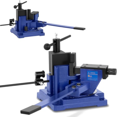 MSW Handblechbiegemaschine mit Winkelmesser, Breite 100 mm, Winkel bis 120° STAL Handblechbiegemaschine mit Winkelmesser