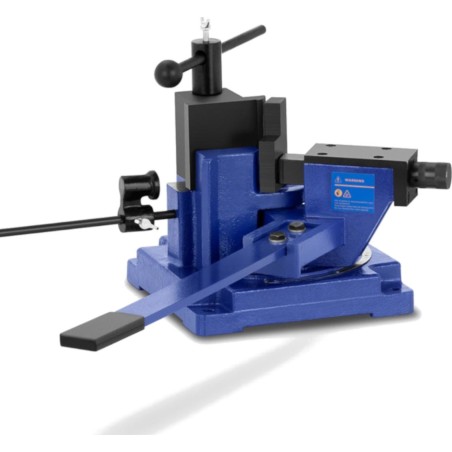 MSW Handblechbiegemaschine mit Winkelmesser, Breite 100 mm, Winkel bis 120° STAL Handblechbiegemaschine mit Winkelmesser