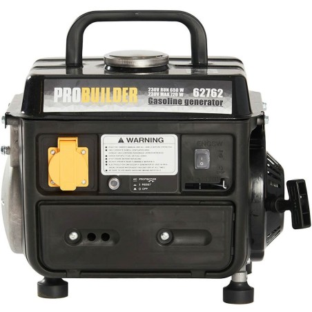 Benzingenerator PROBUILDER 62762, max. Leistung 720 W, Nennleistung 650 W, Tankinhalt 4,2 l,