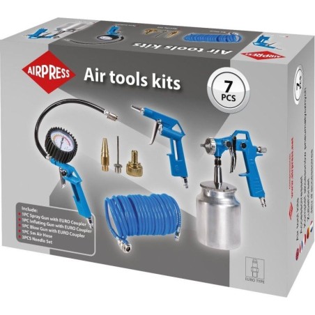 Airpress PNEUMATIK-ZUBEHÖRSET, 7-TEILIG