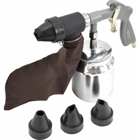 AWTools AWTOOLS Sandstrahlpistole mit Rückgewinnungsbehälter