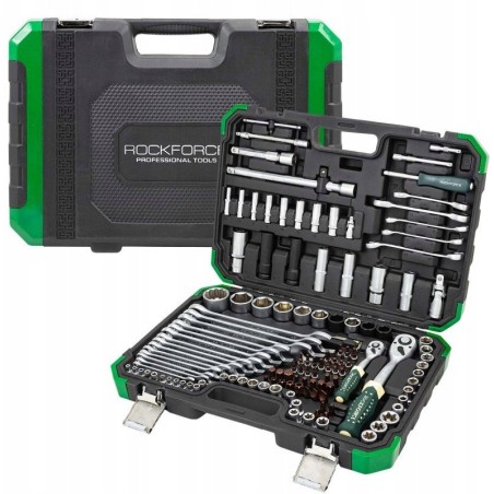 Werkzeugset 125+6-teilig, 1/4", 3/8", 1/2" Premium