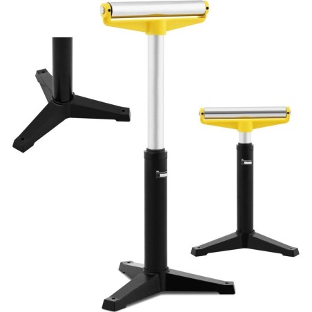 MSW Rollenbahnständer für die Zuführung von Langmaterial bis zu 800 kg, Höhe 600–970 mm