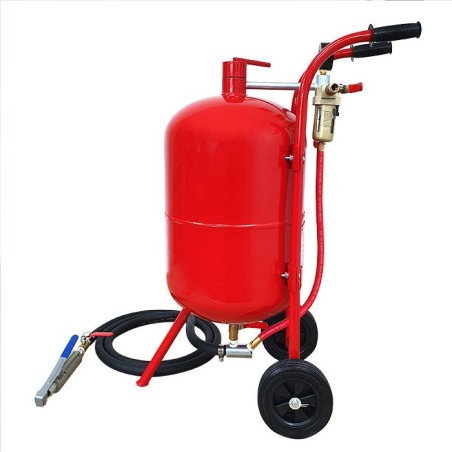 SIPHON-SANDSTRAHLGERÄT 38 L SB1 – Pistole, Düsen, Schutzhaube, Trichter