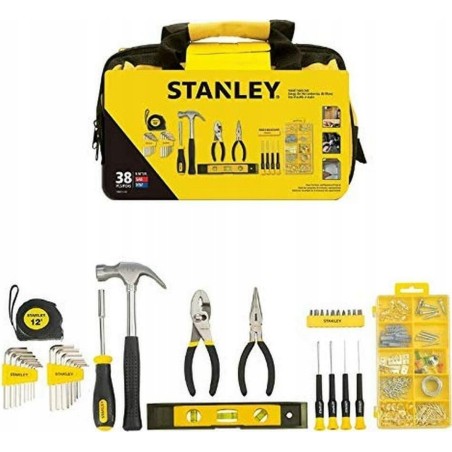 Stanley-Werkzeugset, 38-teiliges Werkzeugset in einer Tasche, STMT0-74101