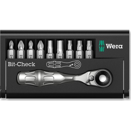 Wera Bit-Check 10 Zyklop Mini 1 Werkzeugset, 10-teilig (05073645001)