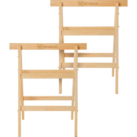 Kadax KADAX 2x-Ständer „Kobyłka“ – Universeller Holz-Werkstatt-Sägebock