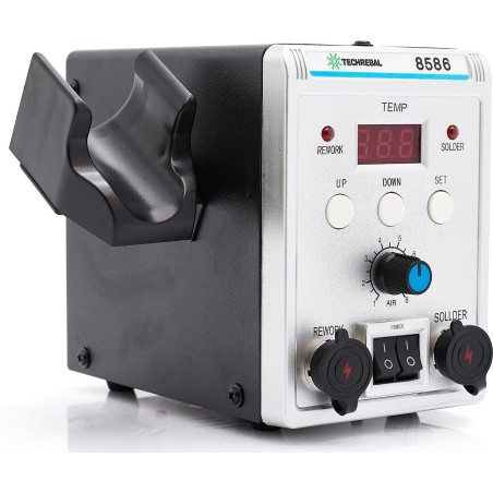 Techrebal 2-in-1-Lötstation – Set mit Heißluftlötkolben und Lötspitze