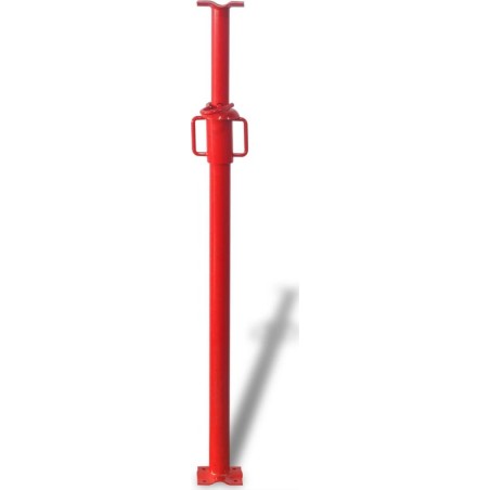 vidaXL Teleskopstange 180 cm, rot