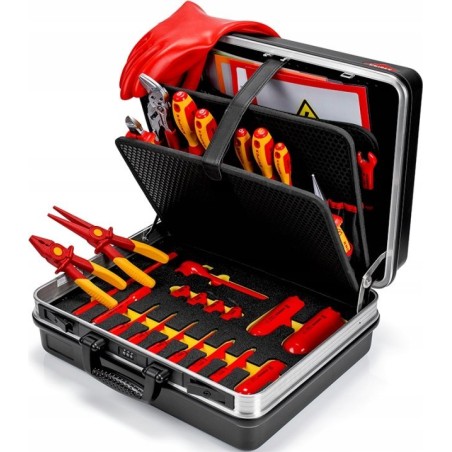 Knipex-Werkzeugset: BASIC-WERKZEUGKoffer für Elektromobilität, 465 × 200 × 410 mm
