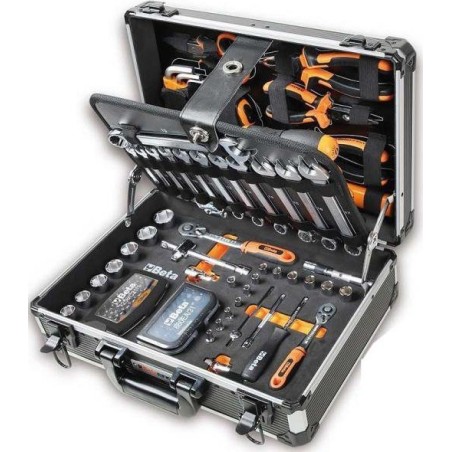 BETA-Werkzeugset: WERKSTATT-WERKZEUGSET IM KOFFER EASY, 128-TEILIG (1 SET)
