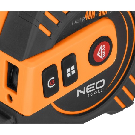 Laser-Entfernungsmesser mit Rollmaßband