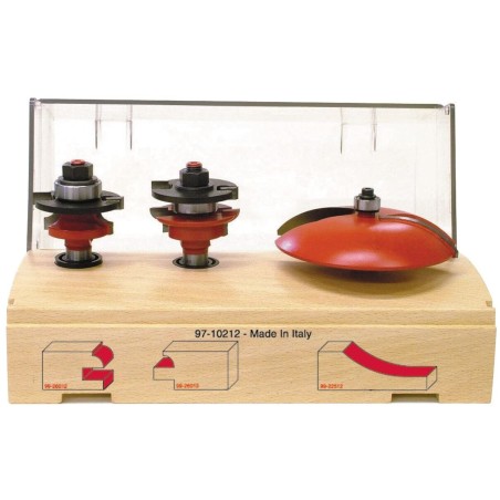 Fräserset 97-10412P, 3-teilig, Fronten