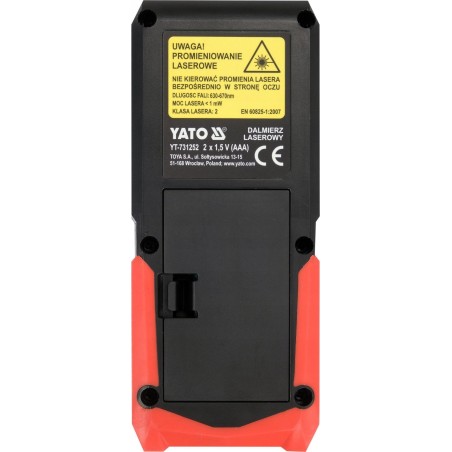 Laser-Entfernungsmesser Yato YATO LASER-ENTFERNUNGSMESSER 100 m