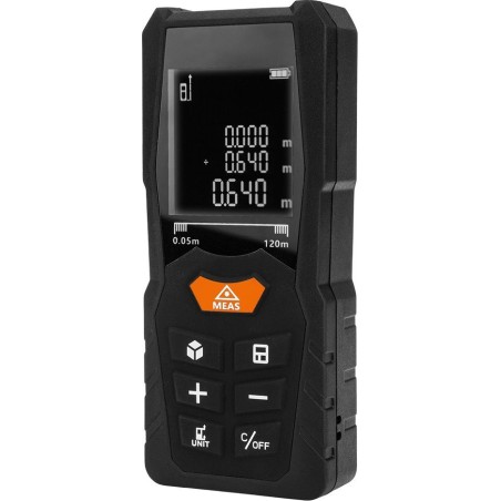Laser-Entfernungsmesser, Reichweite 80 m, Schutzart IP54
